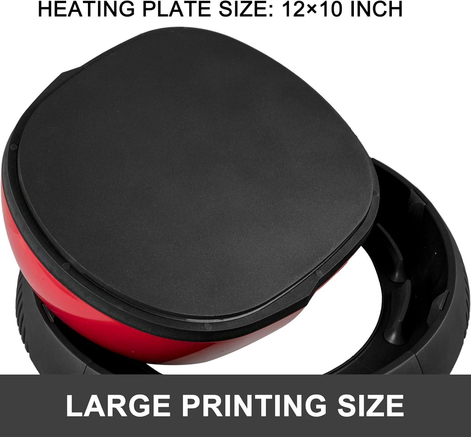 image:imageVEVOR 8 in 1 Heat Press Machine 15x15 Inch 360 Swing Away Tshirt Press Digital Professional Sublimation Heat Transfer for T Shirts Hat Cap Mug PlatePink