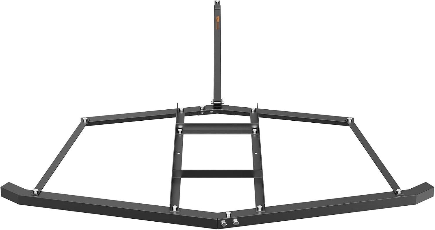 image:imageVEVOR Drag Harrow 66 Width Tow Behind Drag Harrow Q235 Steel Driveway Grader with Adjustable Bars amp Pin Hitch Support up to 50 lbs Tractor Driveway Harrow for ATVs UTVs Garden Lawn Tractors766