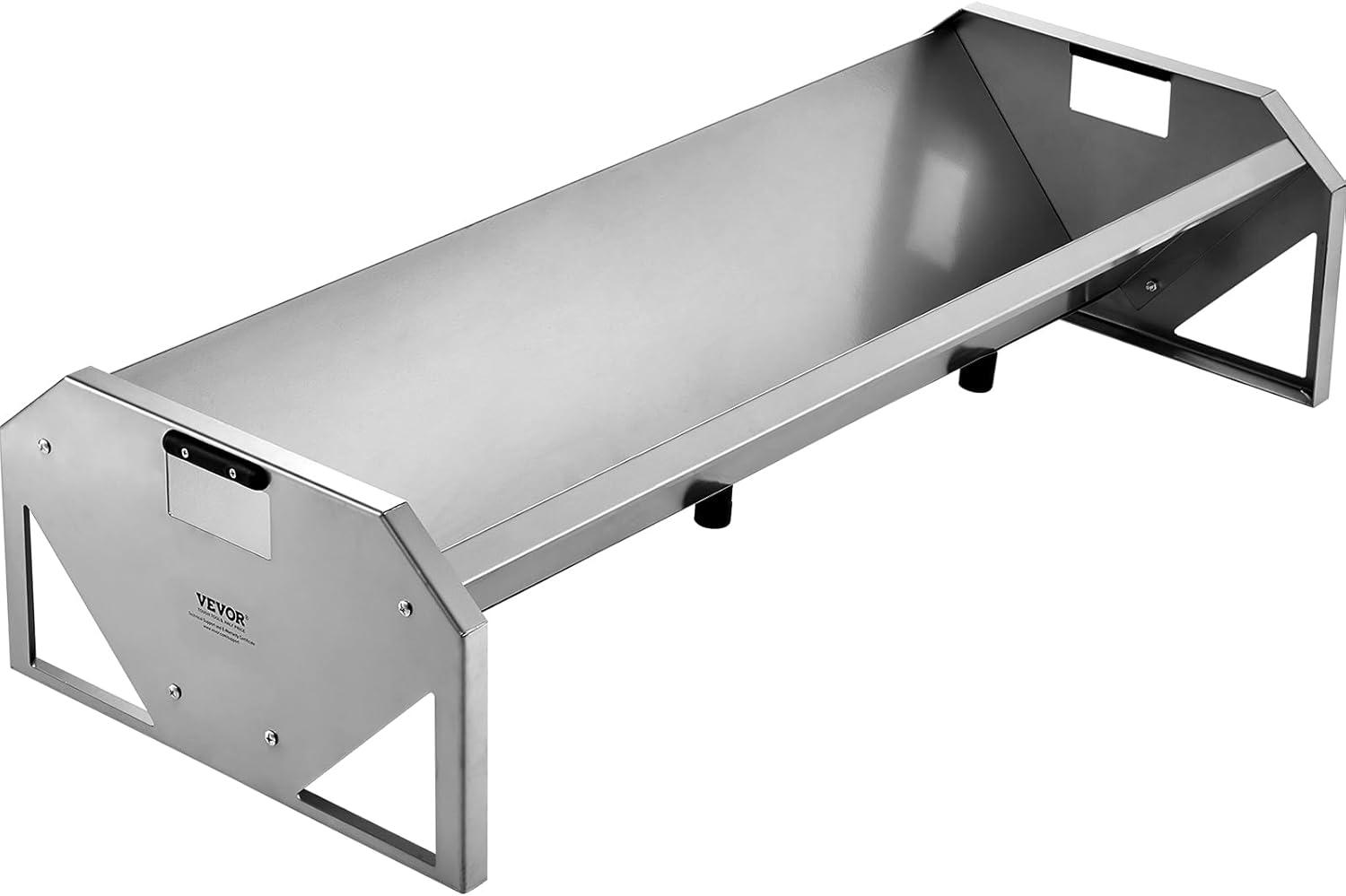 image:imageVEVOR Livestock Feeding Trough 22 Gallon Capacity 45 Hay Feeder Heavy Duty Steel Livestock Trough Galvanized Steel Sheep Feeder Trough Feeding up to 10 Goats for Horse Sheep Hog Farm Sheds Pen1 PCS