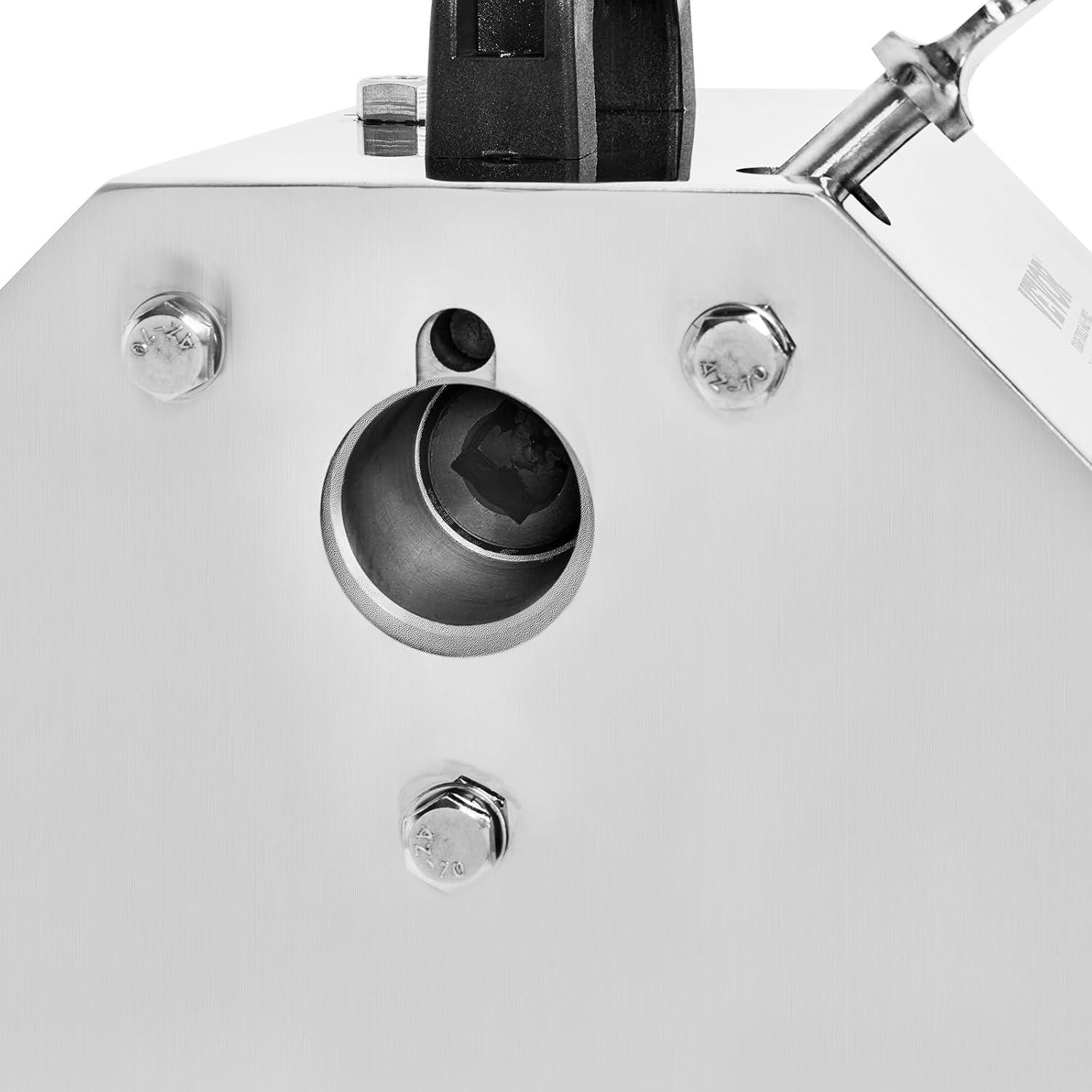 image:imageVEVOR Manual Meat Mixer 15 Pound Capacity Tank Meat Processing Equipment Stainless Steel Meat Mixer Sausage Mixer Machine with Lid and Handle Ground Beef Hand Mixer SilverCT8