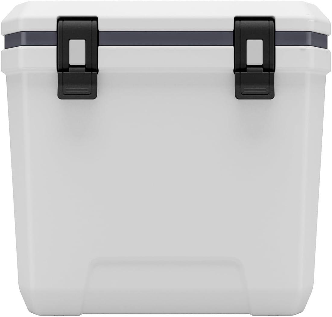 image:imageVEVOR UltraLight Hard Cooler Ice Retention Cooler with Heavy Duty Handle Ice Chest Lunch Box for Camping Travel Outdoor Keeps Cool for up to 6 Days 30 Lighter Than Rotomolded Coolers38 QT without wheels