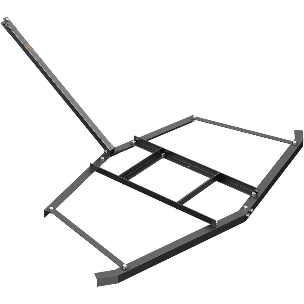 image:imageVEVOR Drag Harrow 66 Width Tow Behind Drag Harrow Q235 Steel Driveway Grader with Adjustable Bars amp Pin Hitch Support up to 50 lbs Tractor Driveway Harrow for ATVs UTVs Garden Lawn Tractors766