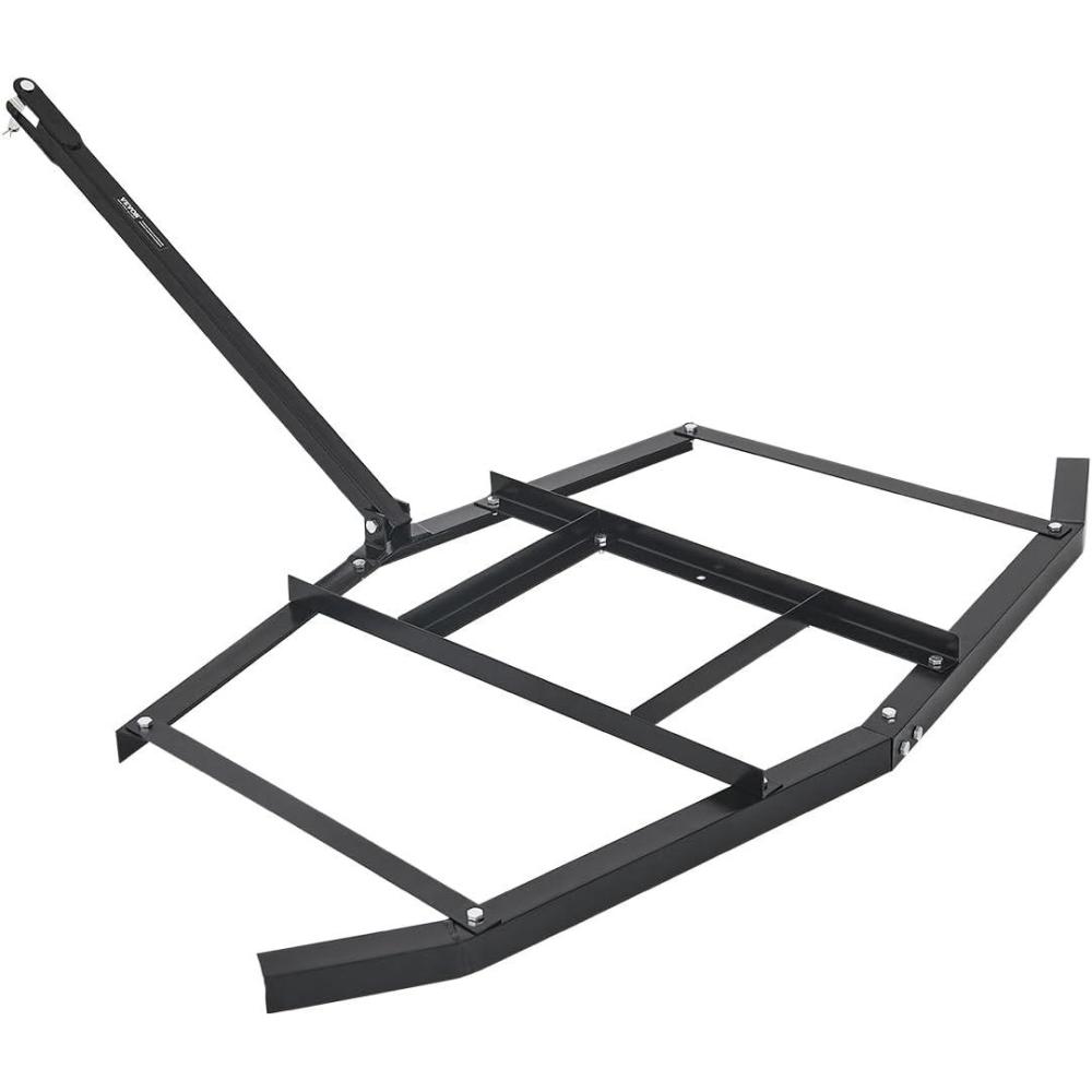 image:imageVEVOR Drag Harrow 66 Width Tow Behind Drag Harrow Q235 Steel Driveway Grader with Adjustable Bars amp Pin Hitch Support up to 50 lbs Tractor Driveway Harrow for ATVs UTVs Garden Lawn Tractors66 in