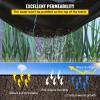Happybuy 6x300ft Premium Weed Barrier Landscape Fabric Heavy Duty 2.4OZ, Woven Weed Control Fabric, High Permeability Good for Flower Bed, Geotextile Fabric Underlayment, Driveway Fabric Ground Cover(6FTx250FT-4.1OZ)
