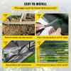 Happybuy 6x300ft Premium Weed Barrier Landscape Fabric Heavy Duty 2.4OZ, Woven Weed Control Fabric, High Permeability Good for Flower Bed, Geotextile Fabric Underlayment, Driveway Fabric Ground Cover(6.5FTx300FT-3OZ)
