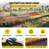 Happybuy 6x300ft Premium Weed Barrier Landscape Fabric Heavy Duty 2.4OZ, Woven Weed Control Fabric, High Permeability Good for Flower Bed, Geotextile Fabric Underlayment, Driveway Fabric Ground Cover(6.5FTx300FT-3OZ)