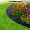 Happybuy 6x300ft Premium Weed Barrier Landscape Fabric Heavy Duty 2.4OZ, Woven Weed Control Fabric, High Permeability Good for Flower Bed, Geotextile Fabric Underlayment, Driveway Fabric Ground Cover(6FTx300FT-3OZ)