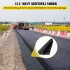 Happybuy 6x300ft Premium Weed Barrier Landscape Fabric Heavy Duty 2.4OZ, Woven Weed Control Fabric, High Permeability Good for Flower Bed, Geotextile Fabric Underlayment, Driveway Fabric Ground Cover(13FTx108FT-5OZ)