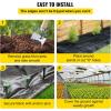 Happybuy 6x300ft Premium Weed Barrier Landscape Fabric Heavy Duty 2.4OZ, Woven Weed Control Fabric, High Permeability Good for Flower Bed, Geotextile Fabric Underlayment, Driveway Fabric Ground Cover(6FTx250FT-4.1OZ)