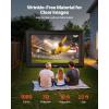 VEVOR 16FT Inflatable Movie Screen Outdoor, Inflatable Projector Screen with Portable Storage Bag, 16:9 Easy Set Up Movie Projection for Outdoor Backyard, Home Theater, Theme Party(20 Feet)