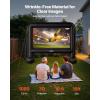VEVOR 16FT Inflatable Movie Screen Outdoor, Inflatable Projector Screen with Portable Storage Bag, 16:9 Easy Set Up Movie Projection for Outdoor Backyard, Home Theater, Theme Party(16 Feet)