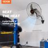 VEVOR 18 Inch Wall Mount Fan, 3-speed IP44 Waterproof Fan, Max. 4150 CFM Wall Mounted for Outdoor, Commercial, Residential, Greenhouse, Workshop, Patio, Black, ETL Listed(20 Inch)