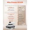 VEVOR Auto Heat Press Machine, 15 x 15 inch, T-Shirt Press Machine with Auto Release and Adjustable Pressure, Digital Display, Rapid Heating, for Sublimation, Vinyl, Heat Transfer Projects, White(White)
