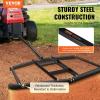 VEVOR Drag Harrow, 66″ Width Tow Behind Drag Harrow, Q235 Steel Driveway Grader with Adjustable Bars & Pin Hitch, Support up to 50 lbs, Tractor Driveway Harrow for ATVs, UTVs, Garden Lawn Tractors(76.6″)