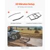 VEVOR Drag Harrow, 66″ Width Tow Behind Drag Harrow, Q235 Steel Driveway Grader with Adjustable Bars & Pin Hitch, Support up to 50 lbs, Tractor Driveway Harrow for ATVs, UTVs, Garden Lawn Tractors(74 in)