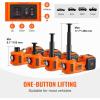 VEVOR Electric Car Jack, 5 Ton/11023 LBS Hydraulic Jack Lift with Electric Impact Wrench, Built-in Inflatable Pump, and LED Light for SUV MPV Sedan Truck Change Tires Garage Repair(5T with Wrench)