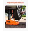 VEVOR Electric Car Jack, 5 Ton/11023 LBS Hydraulic Jack Lift with Electric Impact Wrench, Built-in Inflatable Pump, and LED Light for SUV MPV Sedan Truck Change Tires Garage Repair(15T)