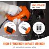 VEVOR Electric Car Jack, 5 Ton/11023 LBS Hydraulic Jack Lift with Electric Impact Wrench, Built-in Inflatable Pump, and LED Light for SUV MPV Sedan Truck Change Tires Garage Repair(5T with Wrench)