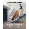 VEVOR Electric Stair Climbing Dolly, 880lbs Electric Stair Climbing Hand Trucks with 157.5in Rope & Extendable Handle, Heavy Duty Stair Climber for Warehouse Logistics, Moving Furniture(Blue)(Orange)
