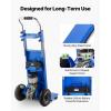 VEVOR Electric Stair Climbing Dolly, 880lbs Electric Stair Climbing Hand Trucks with 157.5in Rope & Extendable Handle, Heavy Duty Stair Climber for Warehouse Logistics, Moving Furniture(Blue)(Blue)