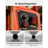 VEVOR Magnetic Drill, 1450W Motor 1.6 in Boring Diameter, 2810 lbf Portable Electric Mag Drill Press, with 2 Coring Bits, Variable Speed, Drilling Machine for Metal Surface, Home Improvement Industry(W/ 2” – (NEW))