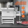 VEVOR Manual Meat Mixer, 15 Pound Capacity Tank Meat Processing Equipment, Stainless Steel Meat Mixer, Sausage Mixer Machine with Lid and Handle, Ground Beef Hand Mixer, Silver(BX-10)