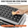 VEVOR Mini Pancake Maker, 25PCS 43mm Diameter Dutch Muffin Waffle Baker, Non-stick Stainless Steel Poffertjes Grill, Commercial Electric Dorayaki Machine, Temp & Time Control, Home Kitchen Restaurant(50pcs)