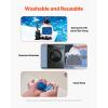 VEVOR Pool Filter Balls for Sand Filter, 4 lbs, Filter Balls Replace Pool Filter Sand, Reusable Blue Polyester Fiber Filter Media with Wash Bag, for Swimming Pool Aquarium Tank Above Ground Pool(Blue)