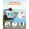 VEVOR Pool Filter Balls for Sand Filter, 4 lbs, Filter Balls Replace Pool Filter Sand, Reusable Blue Polyester Fiber Filter Media with Wash Bag, for Swimming Pool Aquarium Tank Above Ground Pool(White)