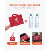 VEVOR Professional 500-Piece First Aid Kit | All-Hazard Emergency Medical Supplies for Outdoor, Home & Car | Durable 600D Nylon Bag(420 Pieces)