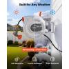 VEVOR Retractable Garden Hose Reel, 1/2 Inch x 65 ft Wall Mounted, Heavy Duty Garden Hose Reel with 9 Patterns Nozzle, Any Length Lock, Upgraded Slow Return System and 180°Swivel Bracket(1/2″ 50ft)
