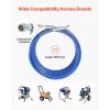 VEVOR Stand Airless Paint Sprayer, 900W, 3300PSI High Pressure Airless Sprayer, Cleaning Brush, Hose, Extension Rod, Nozzles, Electric Spray Paint Machine for Interior or Exterior of House, Fence(50FT Hose)