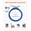 VEVOR Stand Airless Paint Sprayer, 900W, 3300PSI High Pressure Airless Sprayer, Cleaning Brush, Hose, Extension Rod, Nozzles, Electric Spray Paint Machine for Interior or Exterior of House, Fence(25FT Hose)