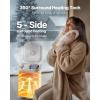 VEVOR Towel Warmer Bucket, 20L Large Towel Warmer for Bathroom, Auto Shut Off Towel Heater Fits up to Two 40″x70″ Oversized Towels, Bathrobes, Blankets, 4-Level Timer Towel Warmer Ideal for Spa, Gray(White Lip)