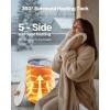 VEVOR Towel Warmer Bucket, 20L Large Towel Warmer for Bathroom, Auto Shut Off Towel Heater Fits up to Two 40″x70″ Oversized Towels, Bathrobes, Blankets, 4-Level Timer Towel Warmer Ideal for Spa, Gray(Gray)