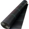 Happybuy 6x300ft Premium Weed Barrier Landscape Fabric Heavy Duty 2.4OZ, Woven Weed Control Fabric, High Permeability Good for Flower Bed, Geotextile Fabric Underlayment, Driveway Fabric Ground Cover(13FTx108FT-5OZ)
