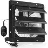 VEVOR 10” Exhaust Fan, Wall Mounted Attic Fan with Variable Speed controller, 900 CFM, Automatic Shutter, Ventilation and Cooling, Black(14 Inch Fan w/ Speed Controller)