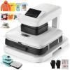 VEVOR Auto Heat Press Machine, 15 x 15 inch, T-Shirt Press Machine with Auto Release and Adjustable Pressure, Digital Display, Rapid Heating, for Sublimation, Vinyl, Heat Transfer Projects, White(White)