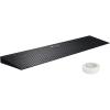 VEVOR Car Driveway Rubber Curb Ramp, 2 Pack 48.8-inch-Long Heavy Duty Low Profile Slope Ramps, 2.6’’ Rise, 33069 lbs Load Capacity, Reflective Safety Strips, for Vehicles, RVs, and Wheelchairs(35.5-inch-Long (1 Pack))