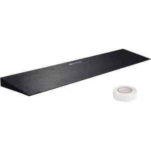 VEVOR Car Driveway Rubber Curb Ramp, 2 Pack 48.8-inch-Long Heavy Duty Low Profile Slope Ramps, 2.6’’ Rise, 33069 lbs Load Capacity, Reflective Safety Strips, for Vehicles, RVs, and Wheelchairs(35.5-inch-Long (1 Pack))