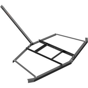 VEVOR Drag Harrow, 66″ Width Tow Behind Drag Harrow, Q235 Steel Driveway Grader with Adjustable Bars & Pin Hitch, Support up to 50 lbs, Tractor Driveway Harrow for ATVs, UTVs, Garden Lawn Tractors(76.6″)