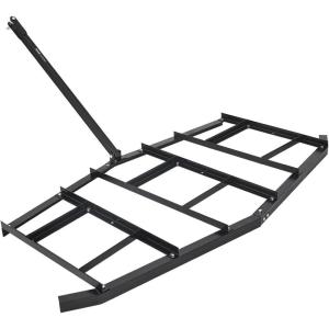 VEVOR Drag Harrow, 66″ Width Tow Behind Drag Harrow, Q235 Steel Driveway Grader with Adjustable Bars & Pin Hitch, Support up to 50 lbs, Tractor Driveway Harrow for ATVs, UTVs, Garden Lawn Tractors(84 in)