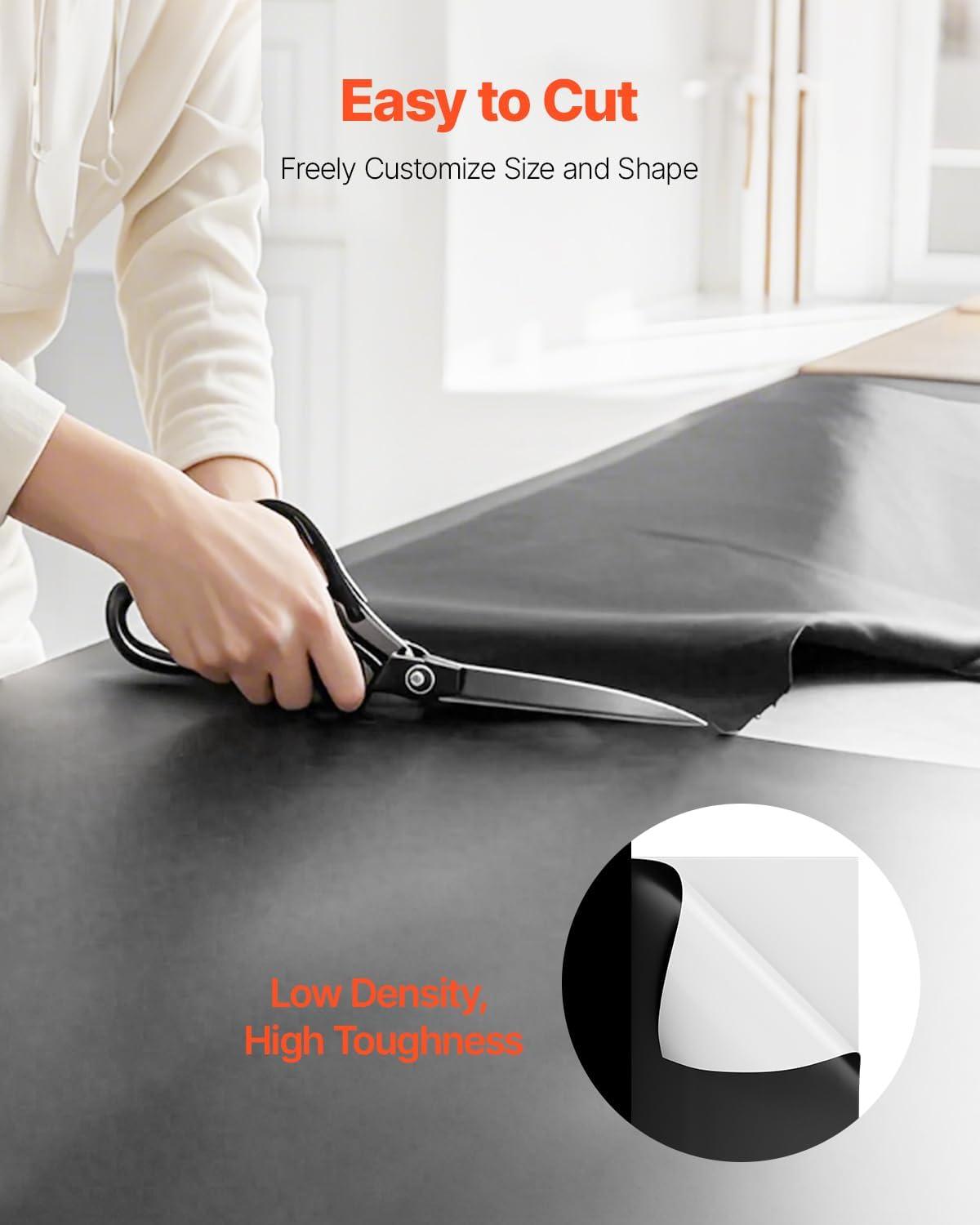 image:imageVEVOR 10 Mil Plastic Sheeting Heavy Duty 10 x 100 Thick Plastic Sheeting Roll Plastic Drop Cloth Painters Tarp Polyethylene Covering for Crawl Space Vapor Barrier MultiPurpose BlackBlackWhite