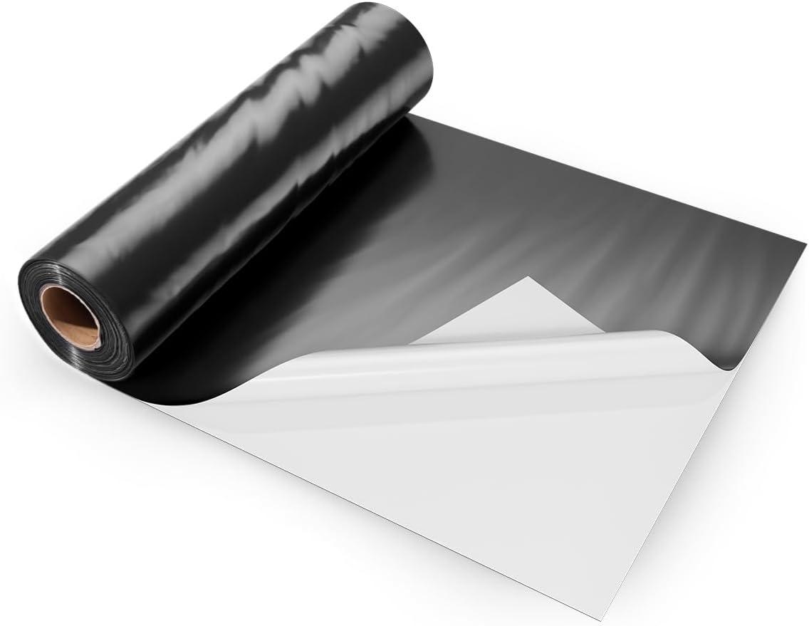 image:imageVEVOR 10 Mil Plastic Sheeting Heavy Duty 10 x 100 Thick Plastic Sheeting Roll Plastic Drop Cloth Painters Tarp Polyethylene Covering for Crawl Space Vapor Barrier MultiPurpose BlackBlackWhite