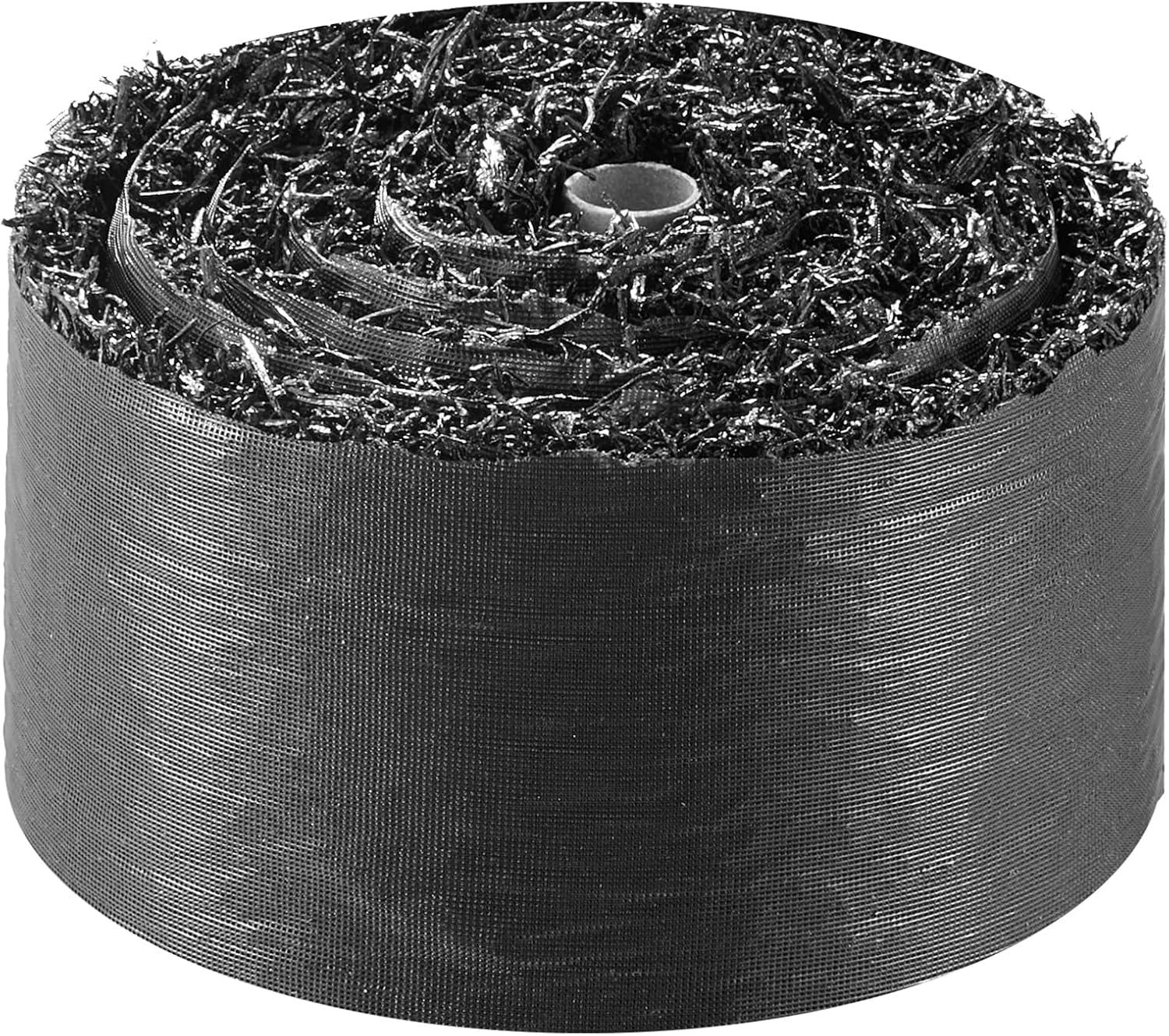 image:imageVEVOR 2Pack Recycled Rubber Mulch Mat 120 x 45 inPermanent Rubber Mulch for Landscaping Black Mulch Garden Edging Border for PlantsVegetables amp Flower Garden Barrier140 x 45 in
