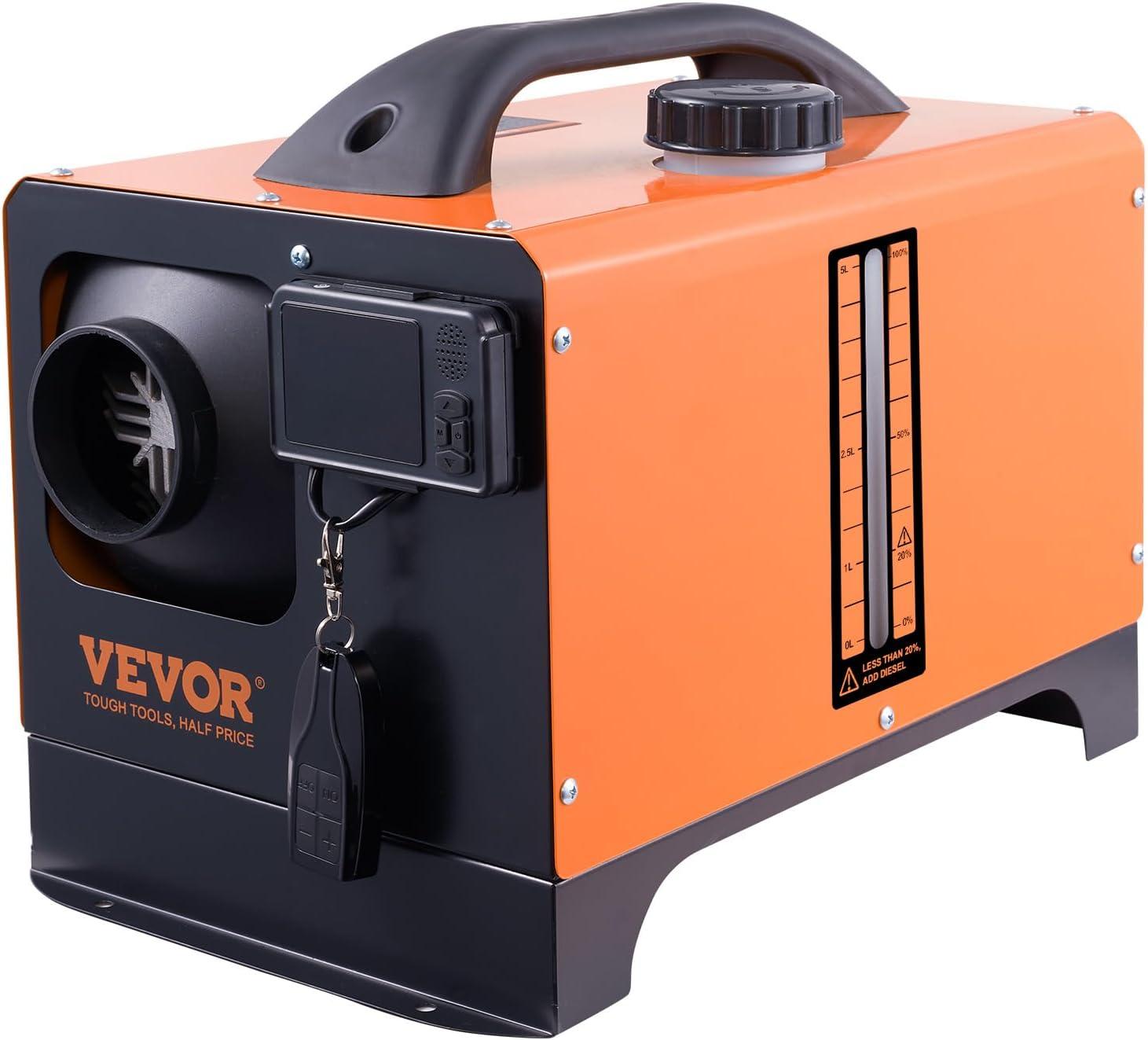 image:imageVEVOR 8KW Diesel Heater Bluetooth App Control Diesel Heater All in One with Automatic Altitude Adjustment Max 18045 ft Remote Control and LCD Portable Diesel Air Heater for Vehicles and Outdoors