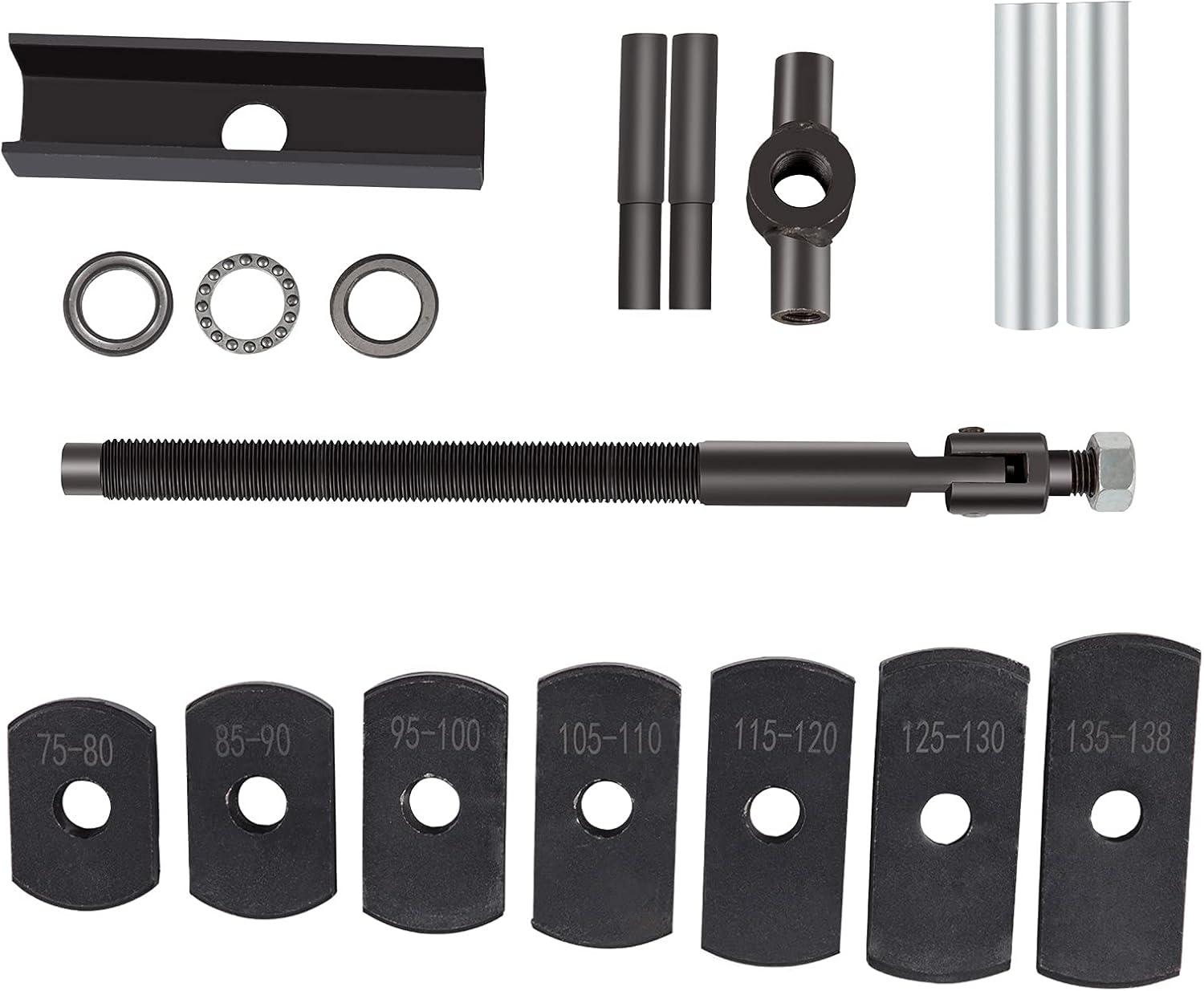 image:imageVEVOR 9Way Slide Hammer Puller Set 15PCS Front Wheel Hub Bearing Remover amp Rear Wheel Axle Hub Dent Shaft Puller Tool Kit Axle Bearing Puller Tool Kit and Slide Hammer Remover Set with Carry BoxCylinder Liner Puller