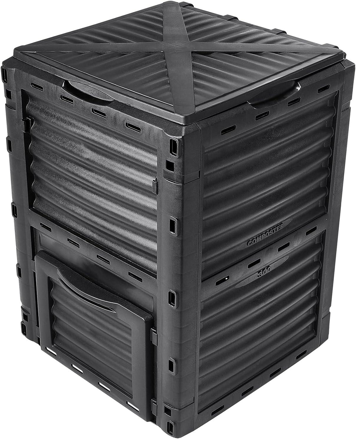 image:imageVEVOR Compost Bin 220 Gallon Outdoor Expandable Composter Easy to Setup amp Large Capacity Composting Bin Fast Creation of Fertile Soil80 Gallon