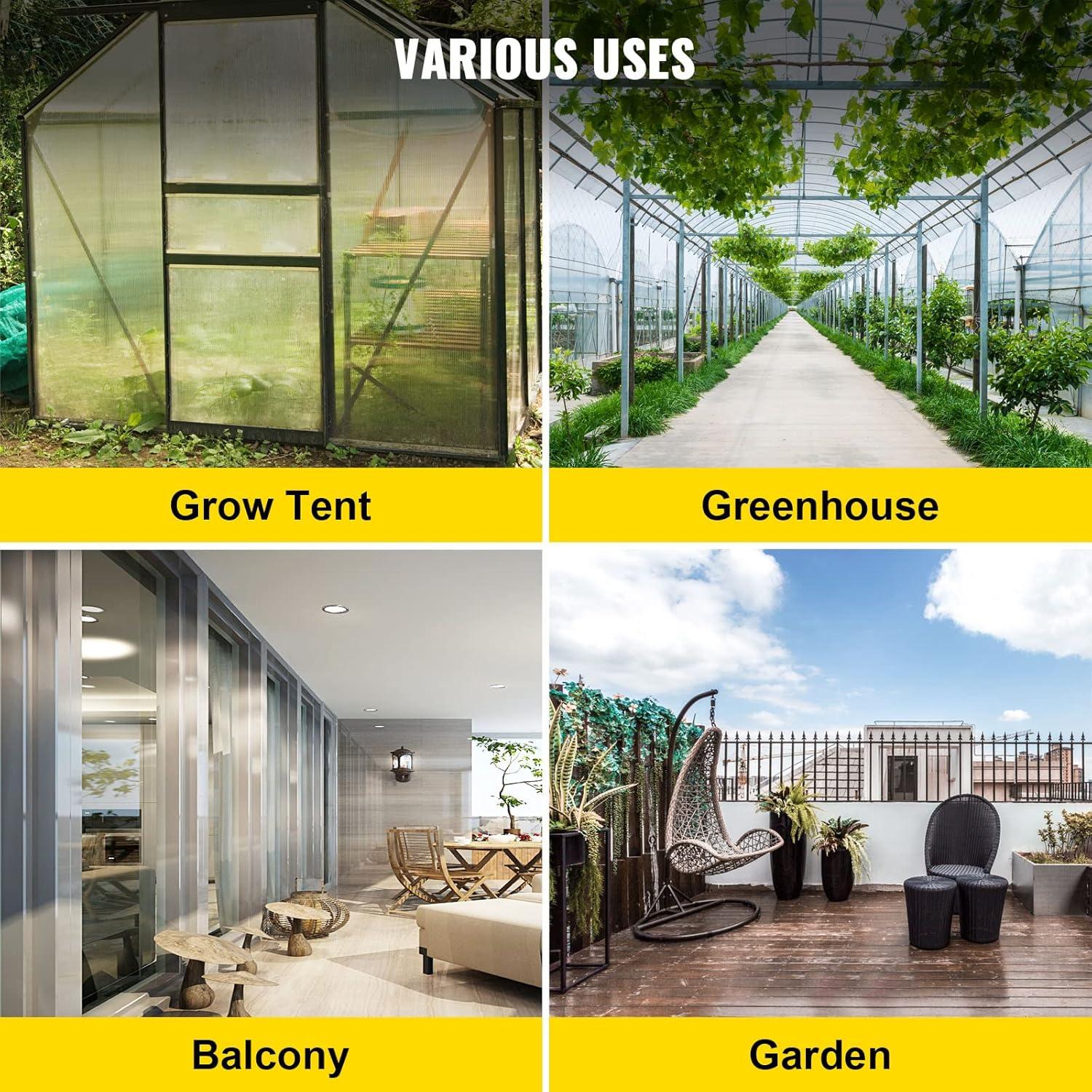 image:imageVEVOR DWC Hydroponic System 5 Gallon 5 Buckets Deep Water Culture Growing Bucket Hydroponics Grow Kit with Pump Air Stone and Connected Reservoir for IndoorOutdoor Leafy Vegetables8 Buckets