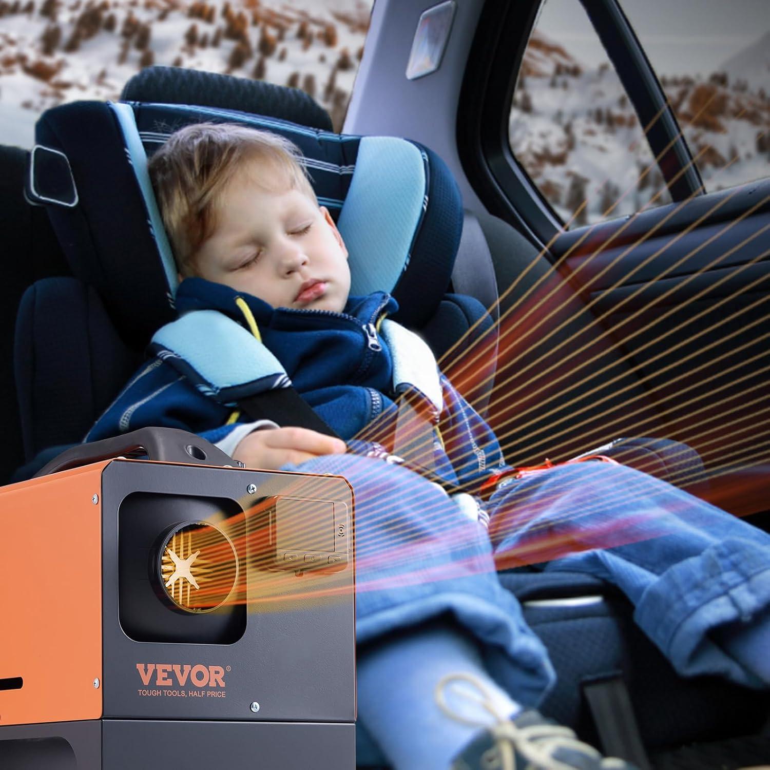 image:imageVEVOR Diesel Heater 5KW Diesel Heater with Bluetooth App Control Allinone Diesel Heater with Automatic Altitude Adjustment Portable Parking Heater for RV Trailer Camper Van Boat Car